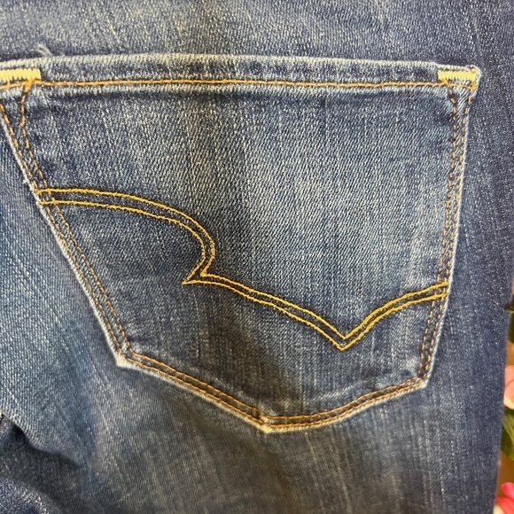 🌹Big Star 1974 Hazel Mid Rise Boot Jeans Dark Wash Blue Women’s 27L Casual - Picture 7 of 11